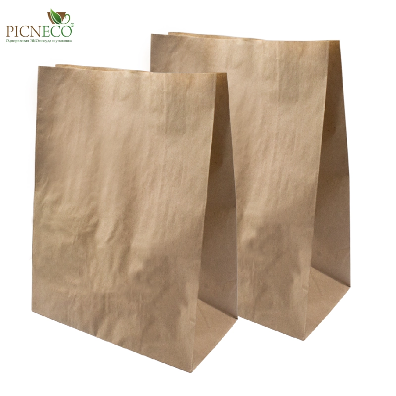 товар Крафт пакет с прямоугольным дном, 220*120*290 мм, 50 г/м KPD122